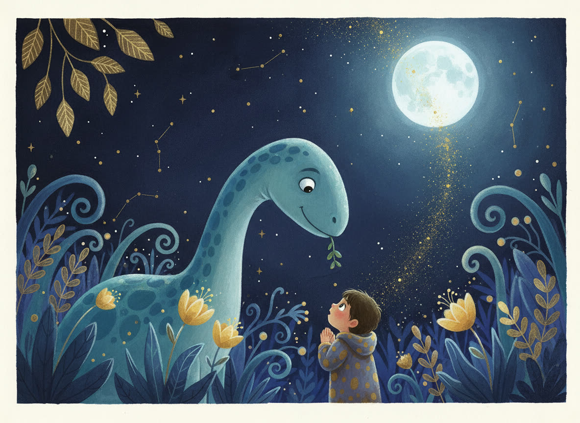 Tonight's dinosaurs scene